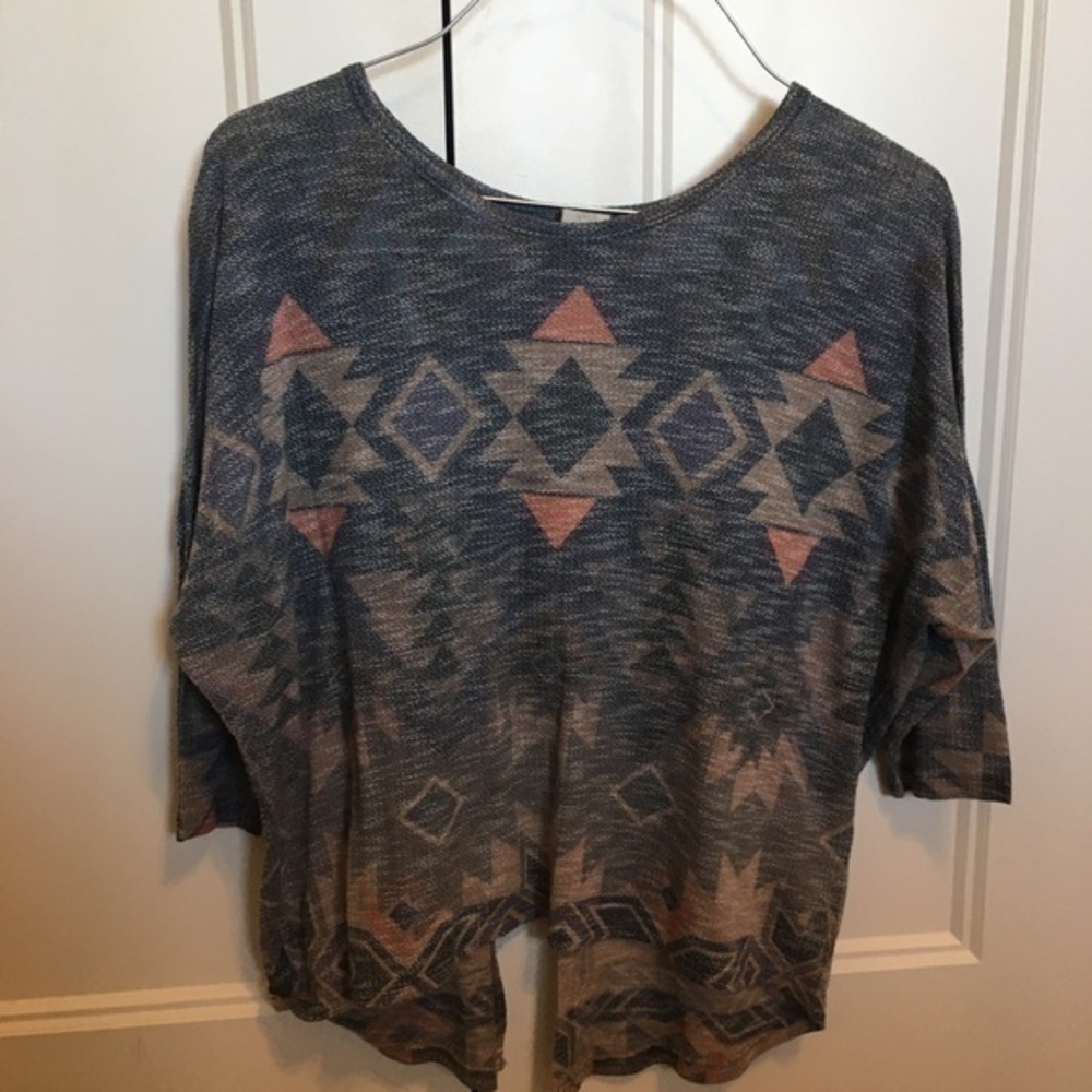 Girl’s size 10 Over the Top fancy top with sliced open lower back